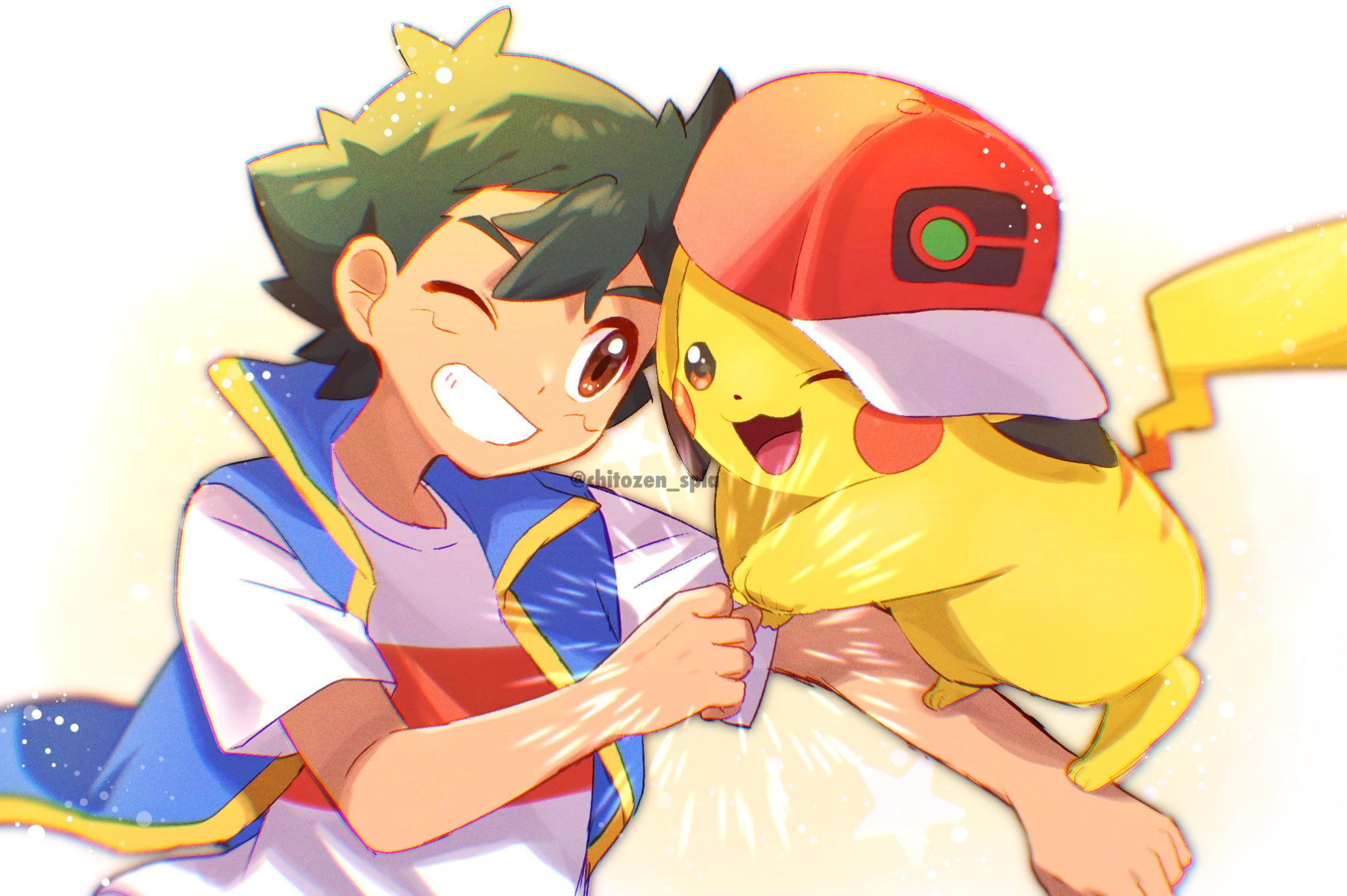 The Big ImageBoard (TBIB) - 1boy ash ketchum blue jacket brown eyes ...