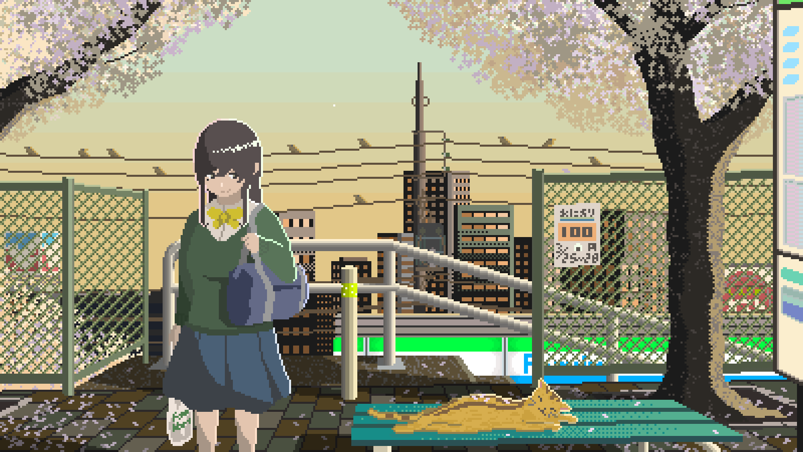 The Big ImageBoard (TBIB) 1girl animated animated gif bag bench bird