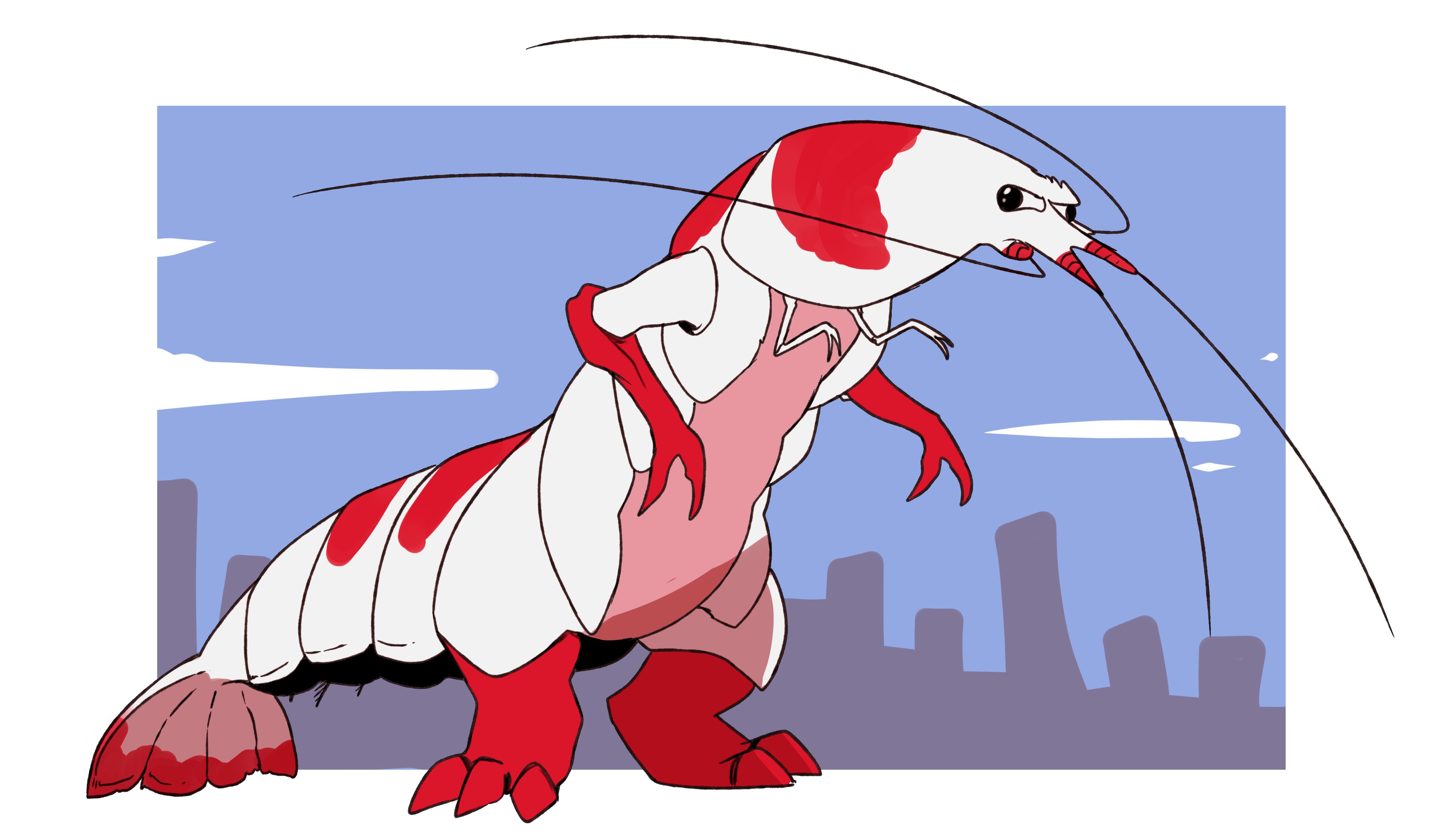 Red Exoskeleton The Big ImageBoard (TBIB) - absurd res ambiguous gender anthro ...