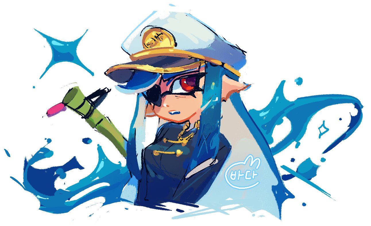 The Big ImageBoard (TBIB) - 1girl bamboozler 14 (splatoon) blue hair ...