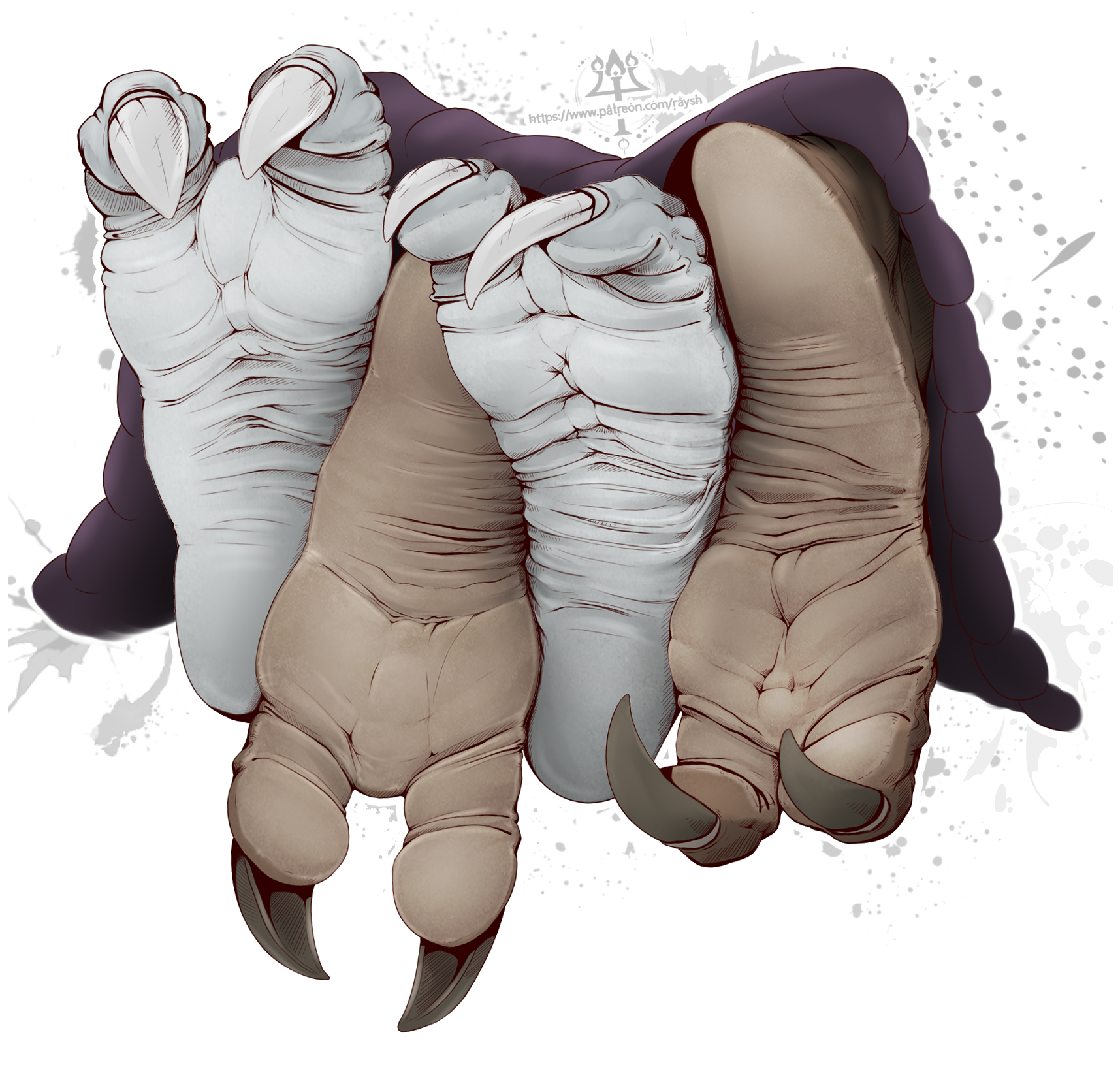 The Big ImageBoard (TBIB) - alien alien humanoid bedding blanket claws ...