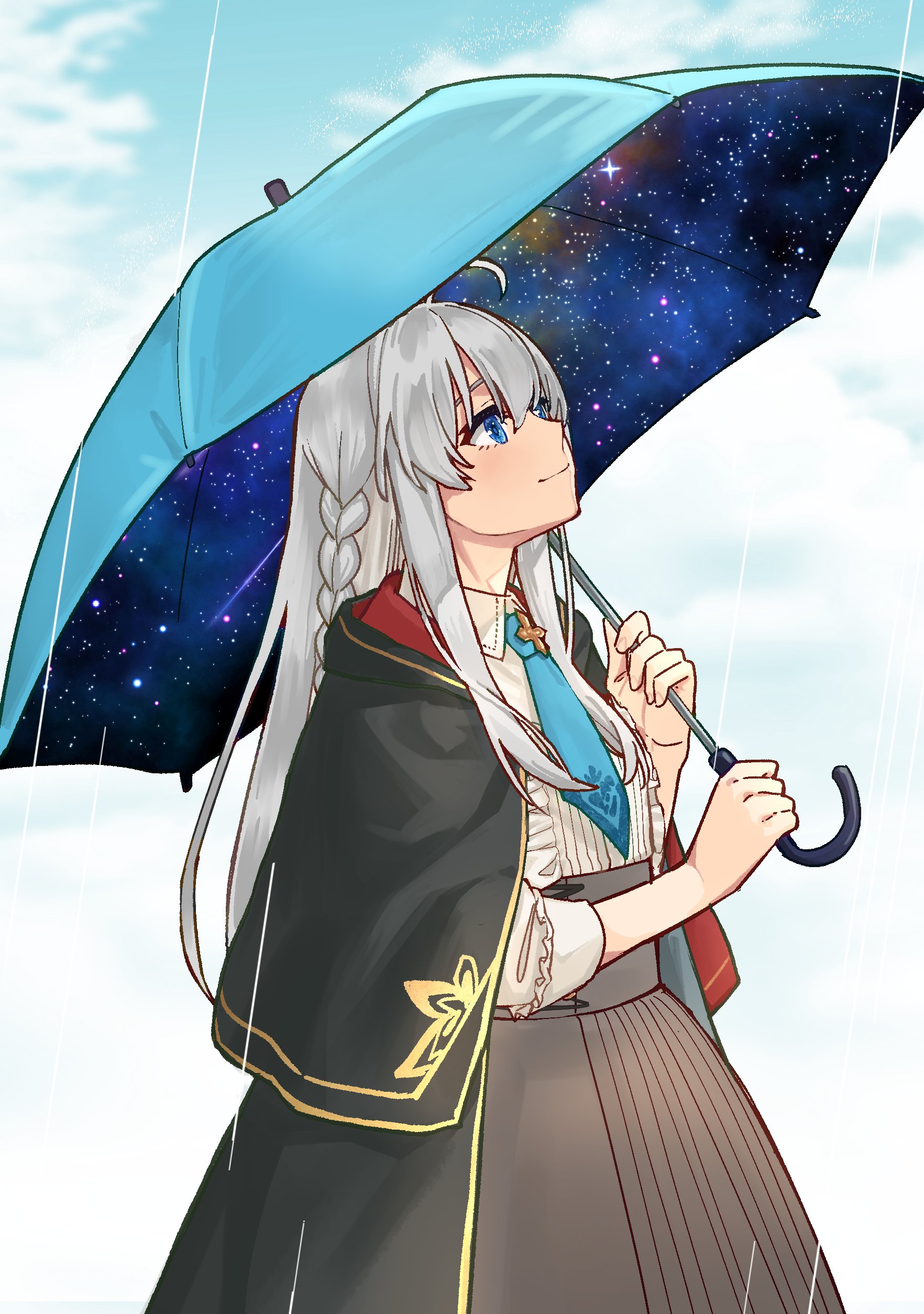 The Big ImageBoard (TBIB) - 1girl absurdres ahoge blue eyes blue sky ...