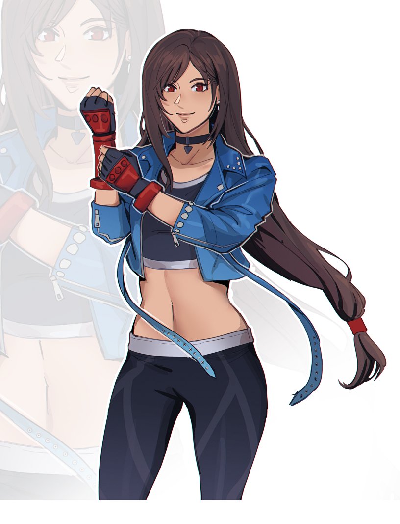 The Big ImageBoard (TBIB) - 1girl adjusting clothes adjusting gloves ...