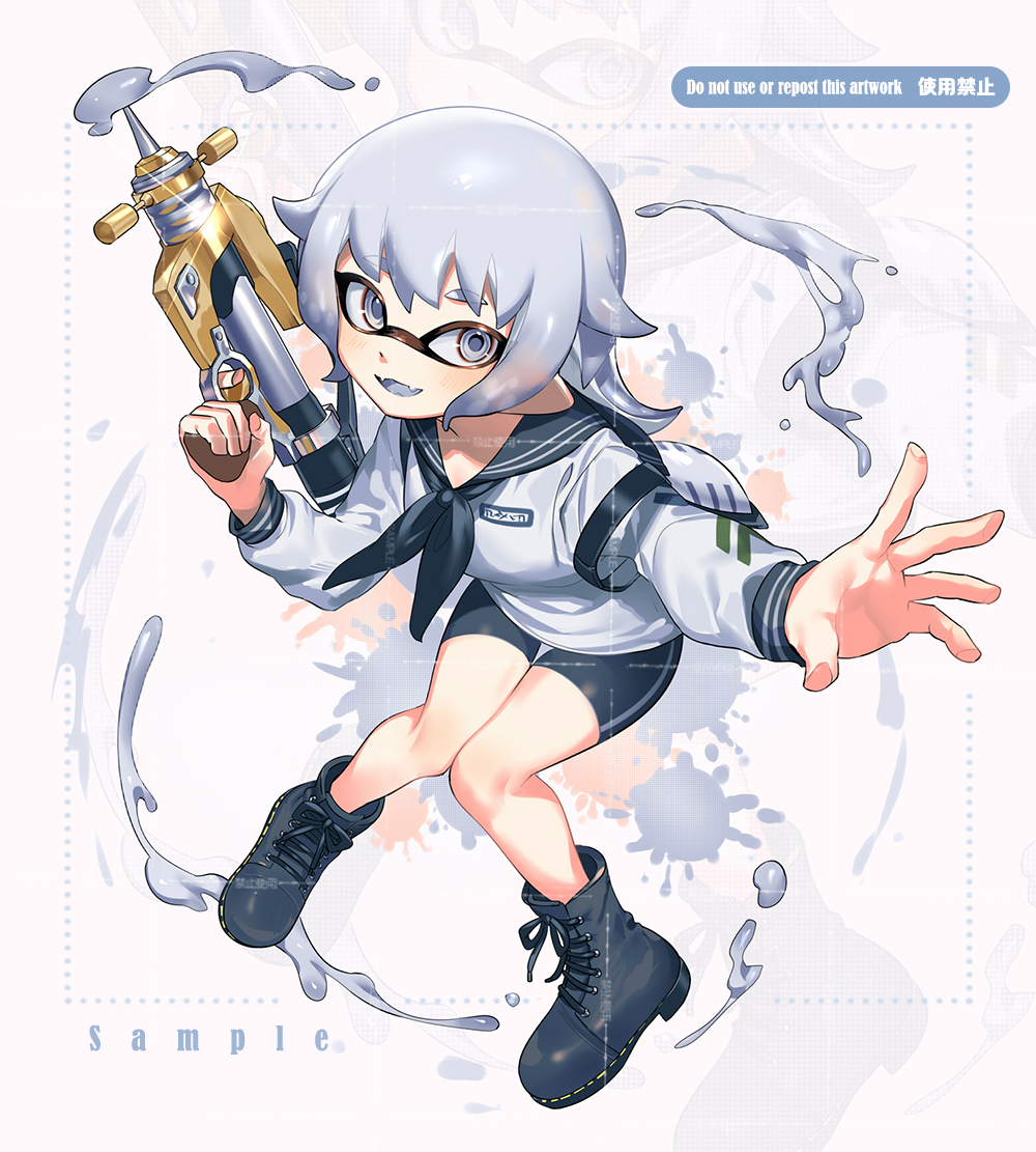 The Big ImageBoard (TBIB) - 1girl artist name black footwear boots ...