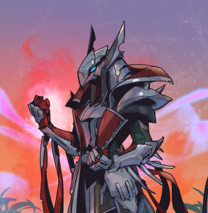 The Big ImageBoard (TBIB) - 1boy armor azir clenched hands full armor ...