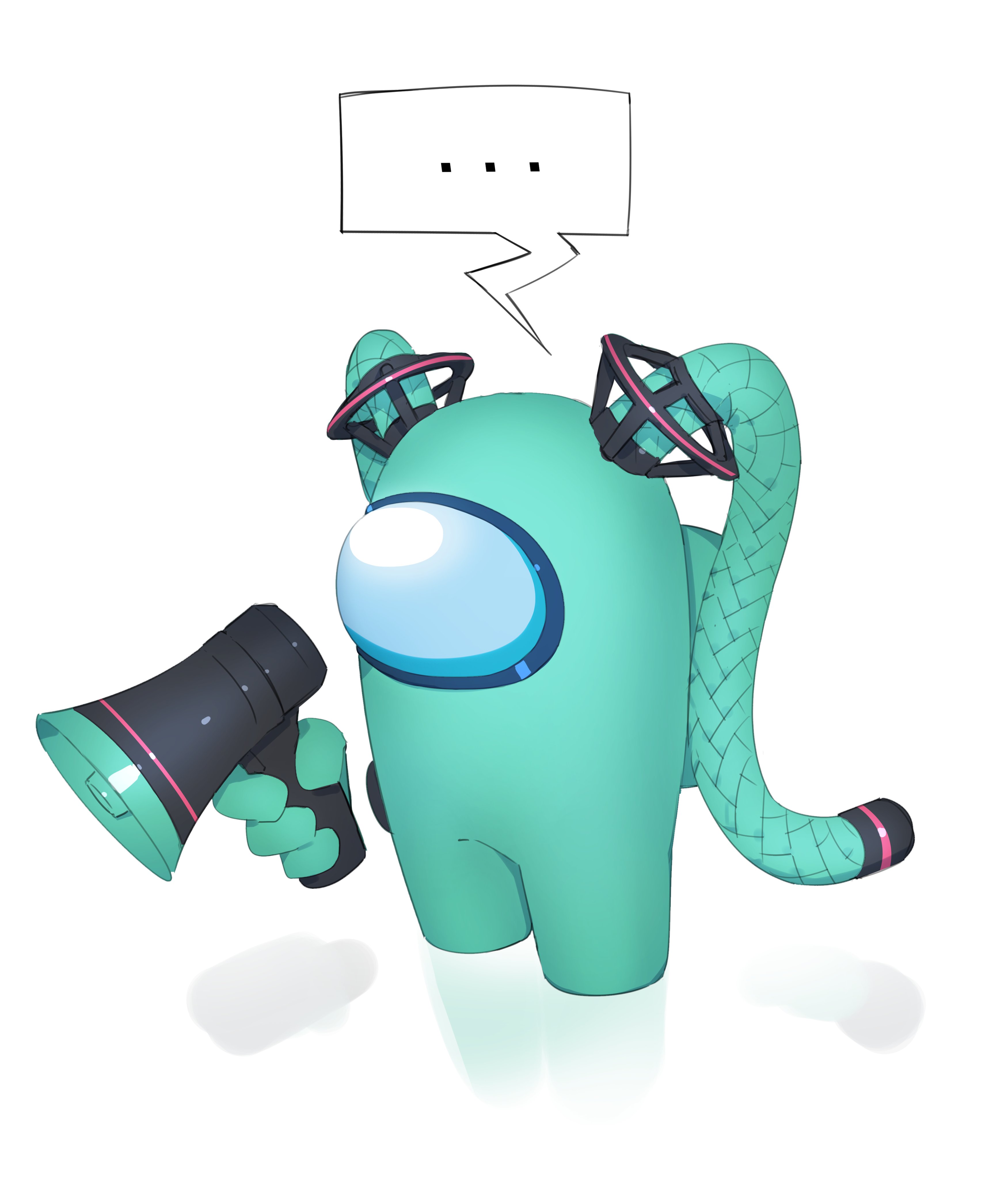 The Big ImageBoard (TBIB) - ... 1girl absurdres among us cable hair ...