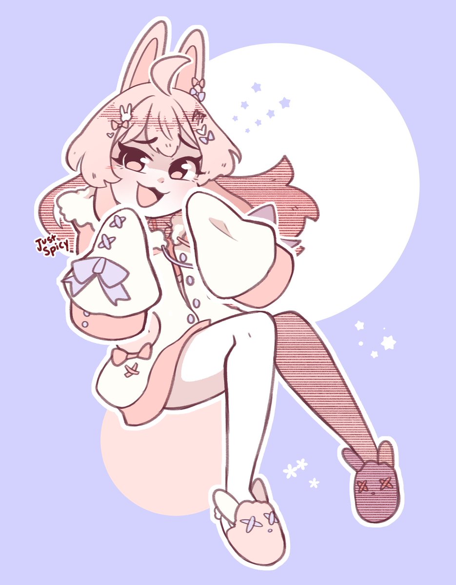 The Big ImageBoard (TBIB) - 1girl :3 animal ears animal slippers artist ...