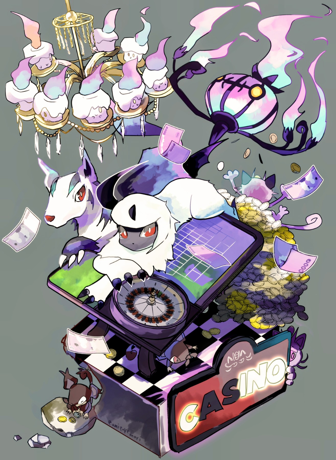 The Big ImageBoard (TBIB) - absol alolan meowth alolan rattata animal ...