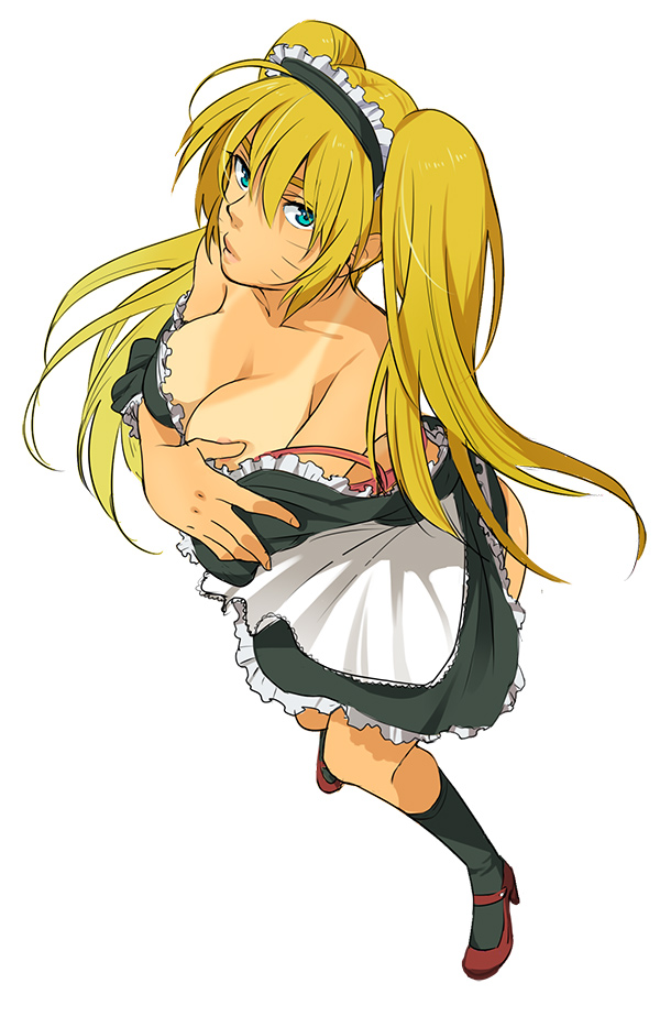Hentai blow job elf Anime maid with two penises