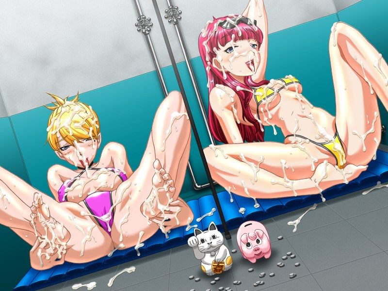 Subway hentai pissing gym