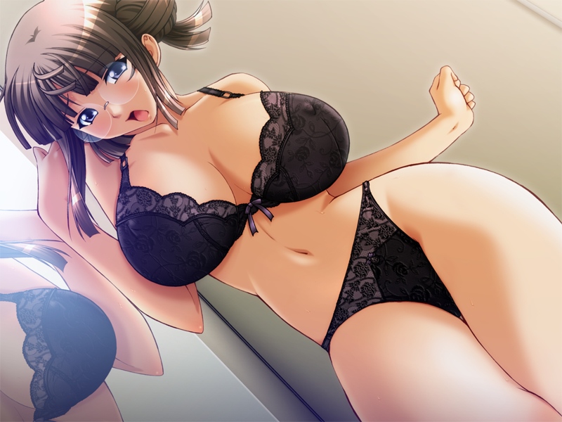 Lingerie sex curvy anime