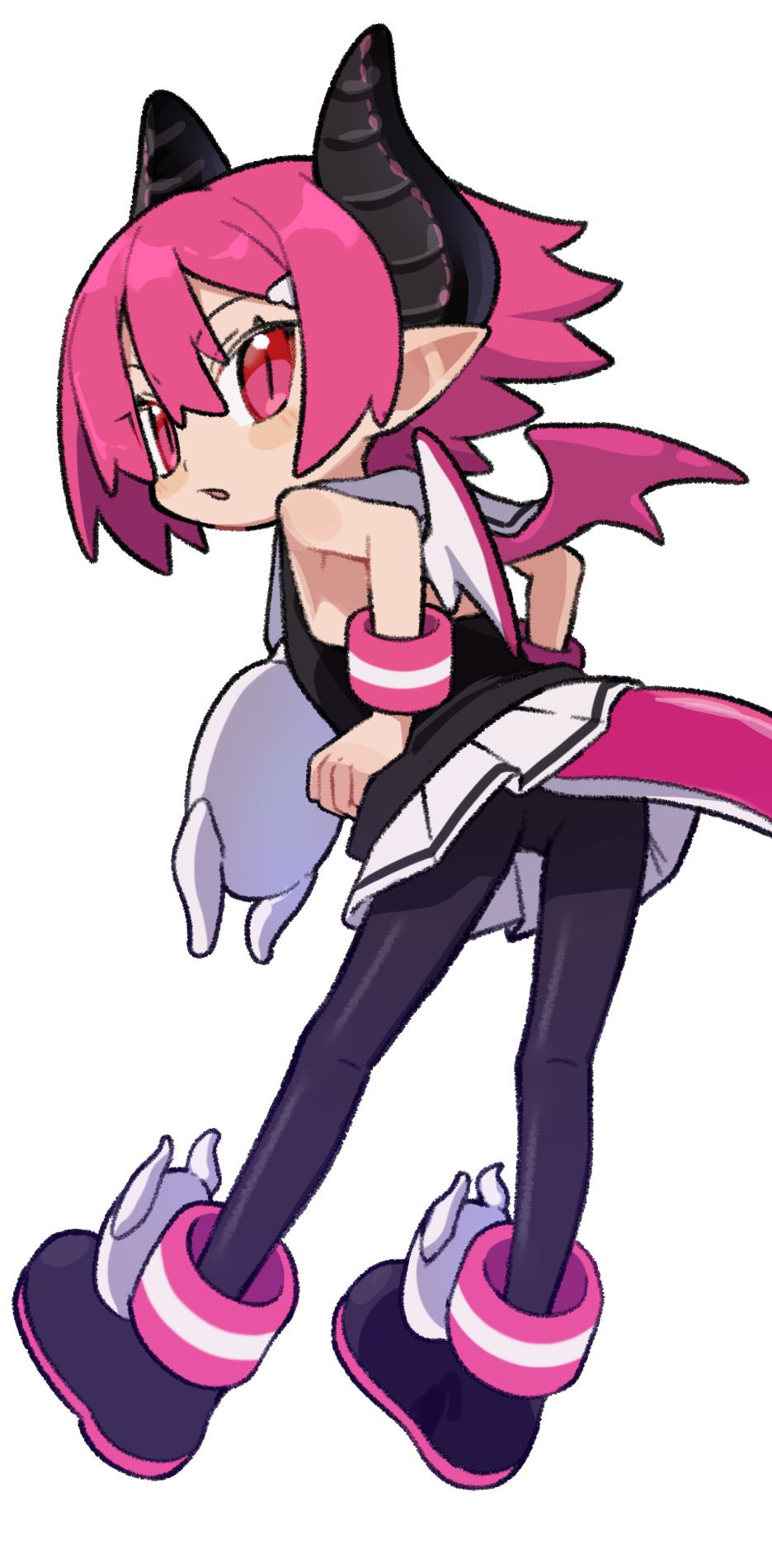 The Big ImageBoard (TBIB) - 1girl :o armpits bare shoulders bat wings ...