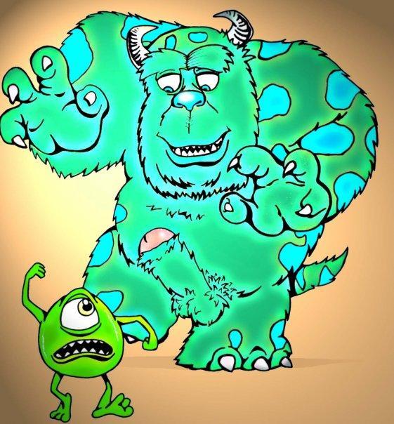 mike_wazowski monsters_inc sulley tagme.