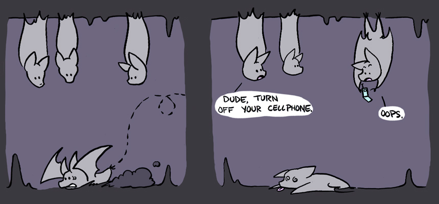The Big ImageBoard (TBIB) - ambiguous gender bat cave cellphone comic ...