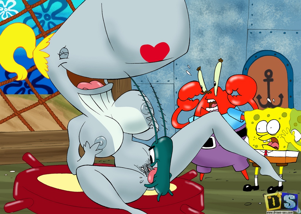 (TBIB) - breasts cetacean crab mr krabs nipples pearl krabs plankton pussy ...