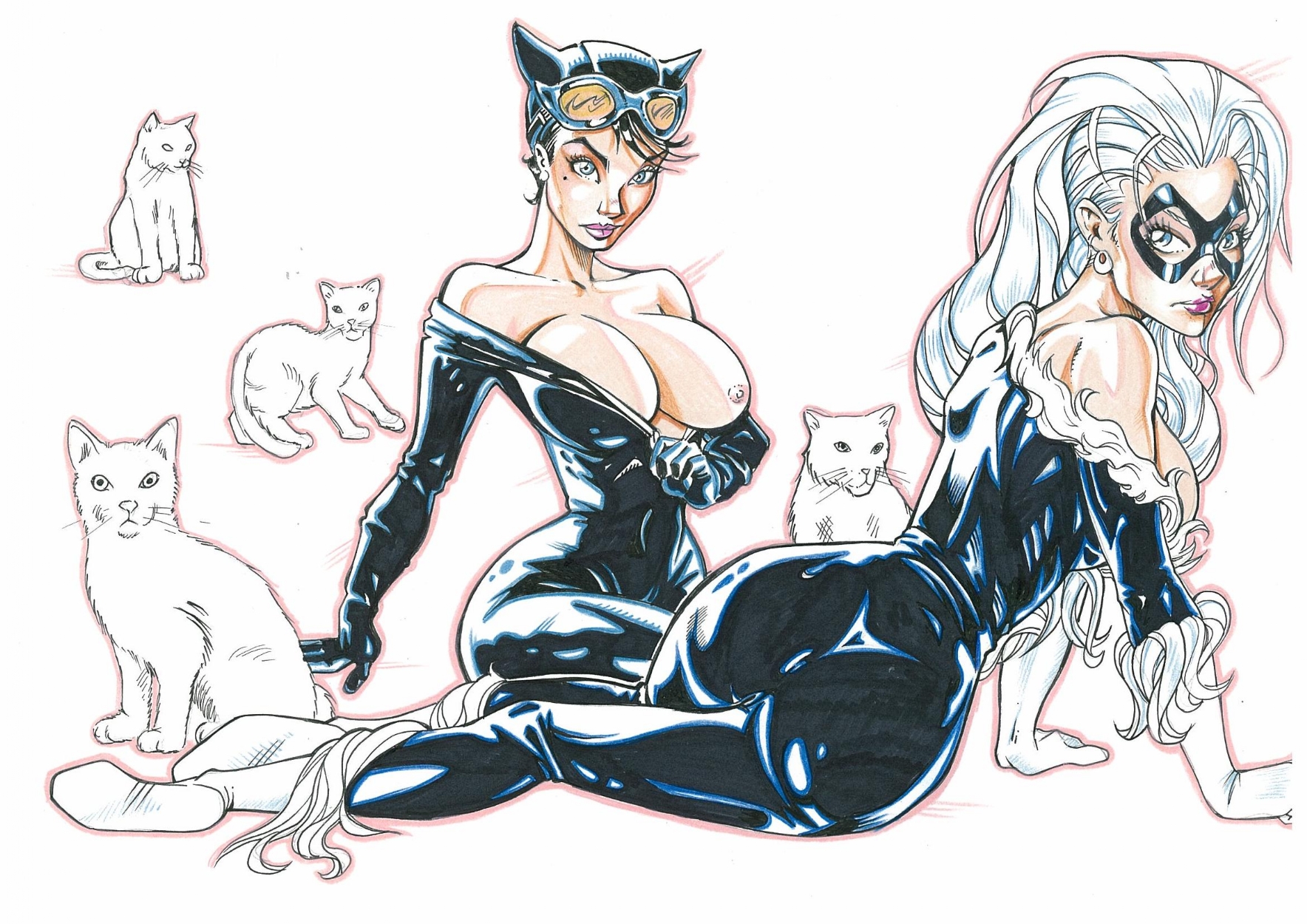 The Big ImageBoard (TBIB) - batman black cat catwoman dc marvel spider-man ...