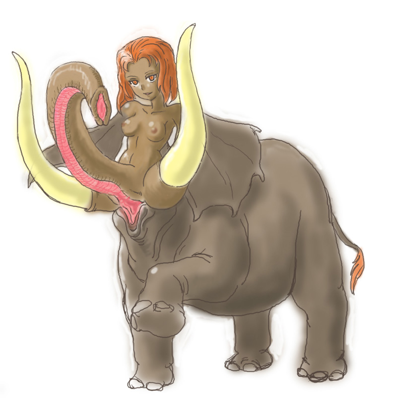 Elephant fucks girl anime