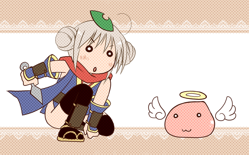 The Big ImageBoard (TBIB) - 1girl :o angeling arm guards bad id bad ...