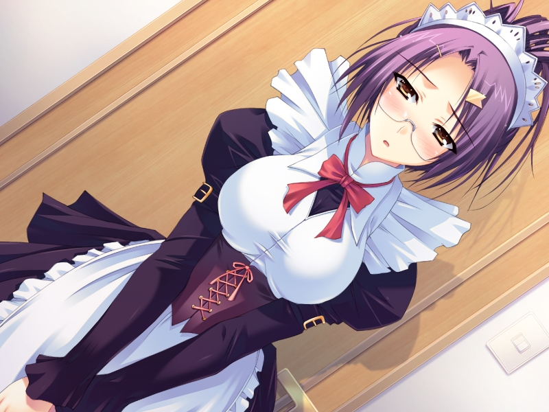 Skinny anime maid doggystyle