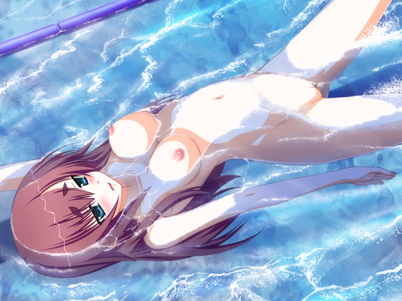 Hentai girl in swimming pool