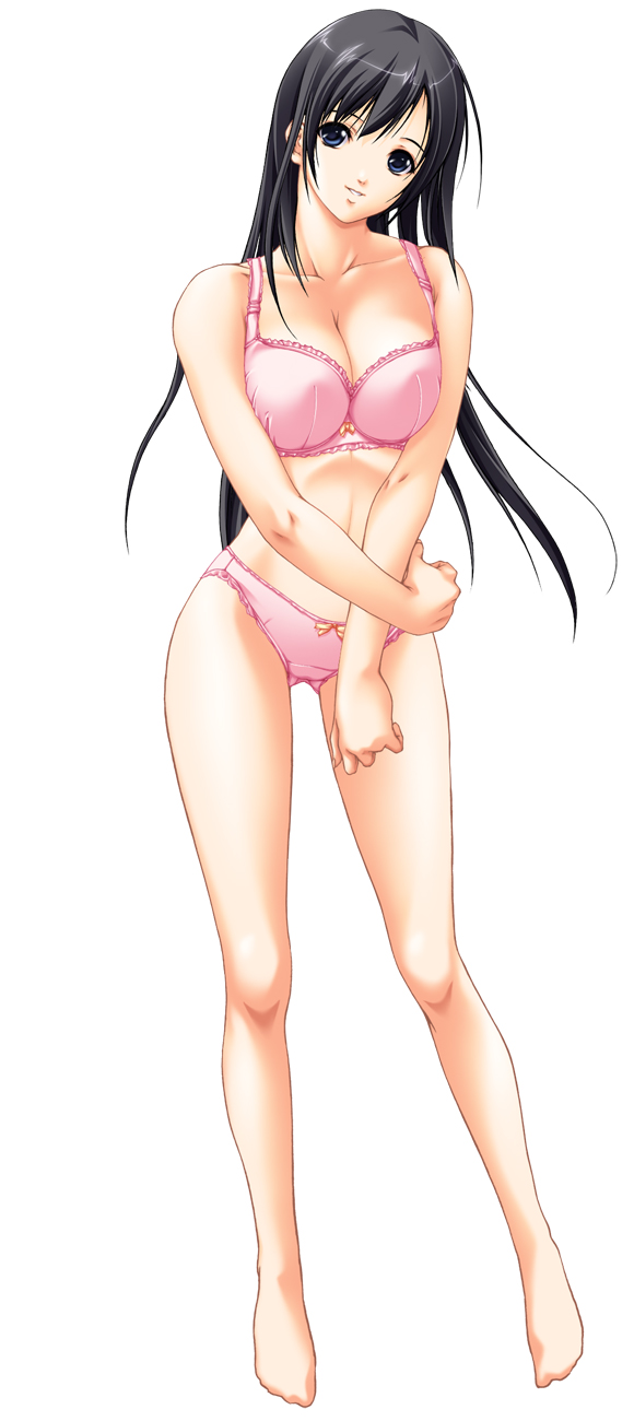 The Big ImageBoard (TBIB) - barefoot black hair blue eyes ...
