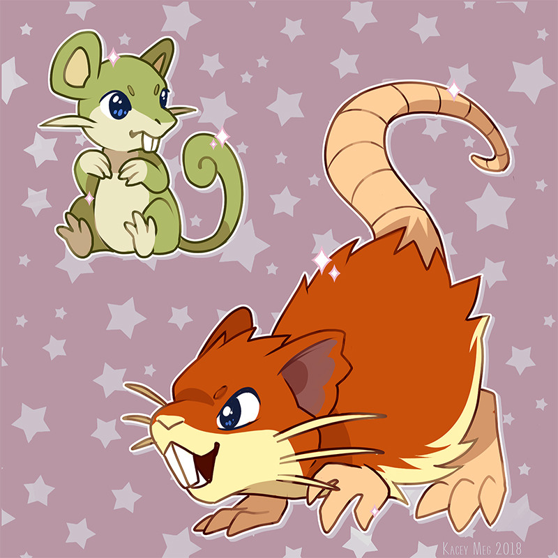 Shiny Raticazta The Big ImageBoard (TBIB) - alternate color animal focus artist name ...