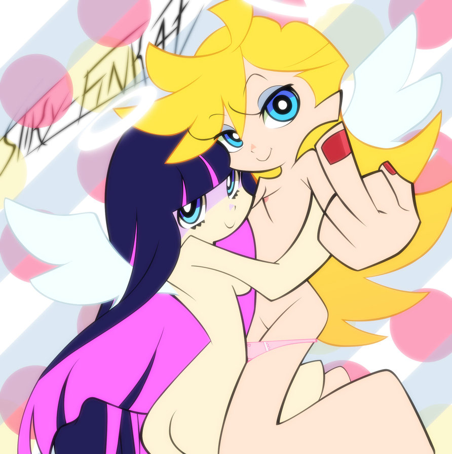 The Big ImageBoard (TBIB) - deviant-003 panty panty and stocking with garte...