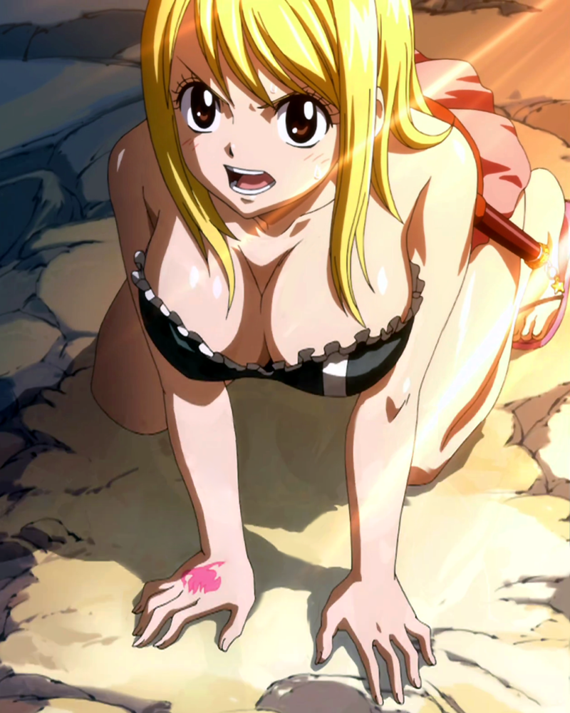 The Big ImageBoard (TBIB) - all fours blonde hair breasts brown eyes cleava...