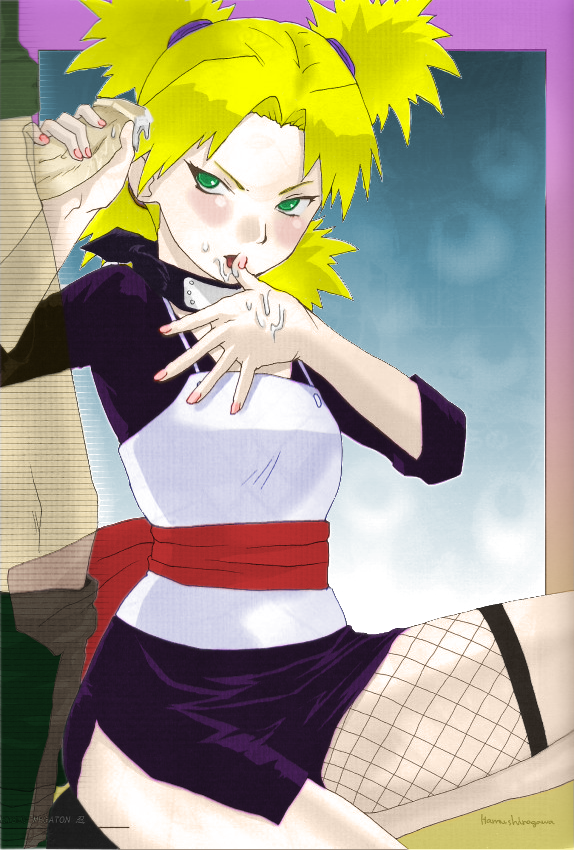 blonde_hair colored doujinshi green_eyes naruto photoshop pierre_norano qua...