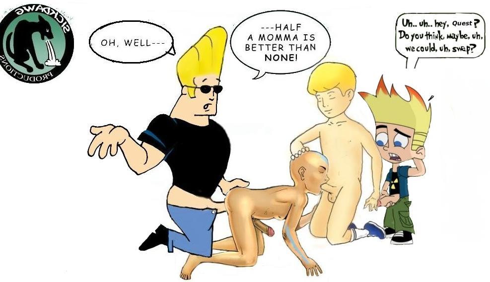 aang avatar_the_last_airbender crossover johnny_bravo johnny_test johnny_te...