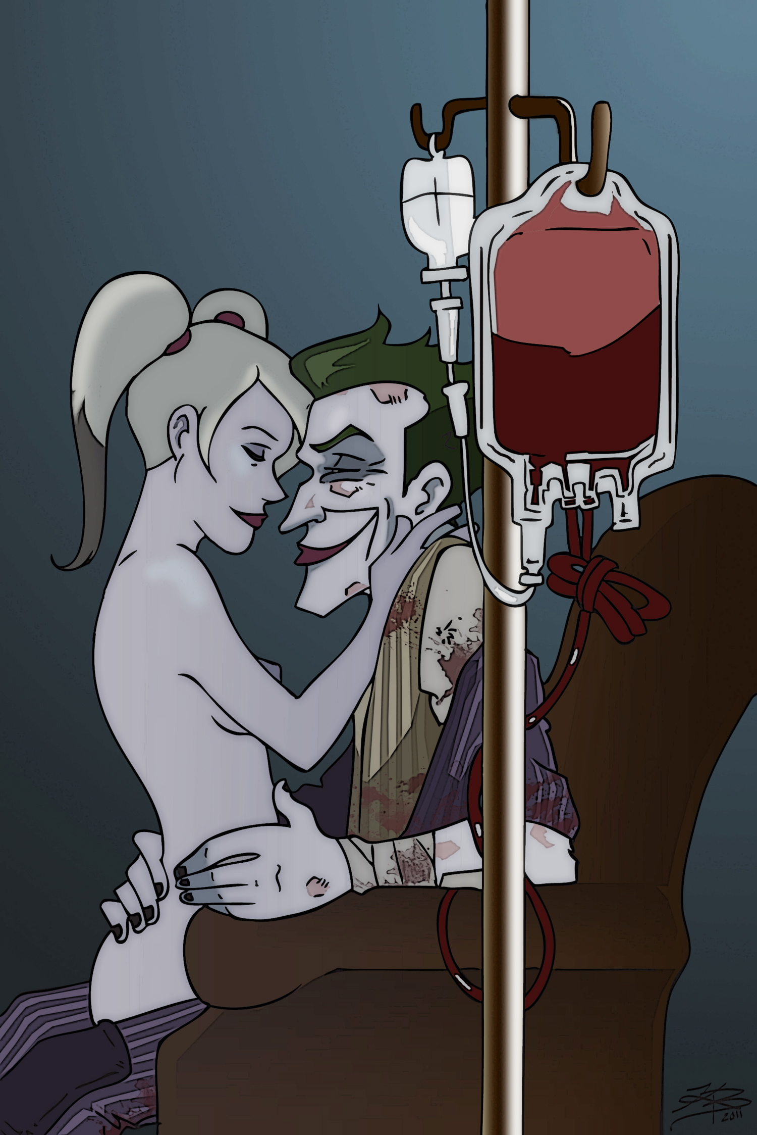 Edgy Harley Quinn Joker-Tattoo Inspiration