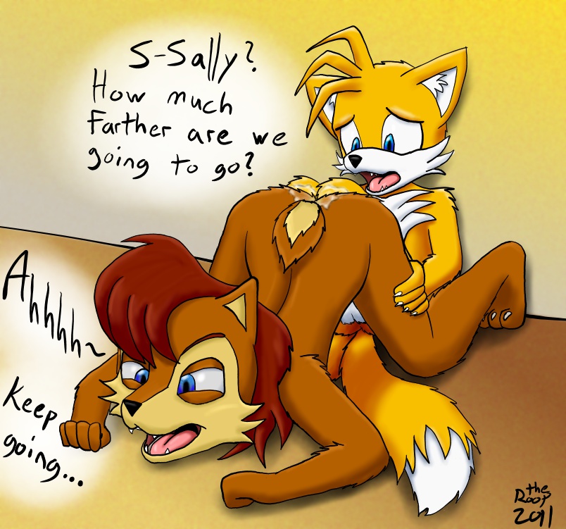 open_mouth penetration pussy red_hair rodent roop sally_acorn sega sonic(se...