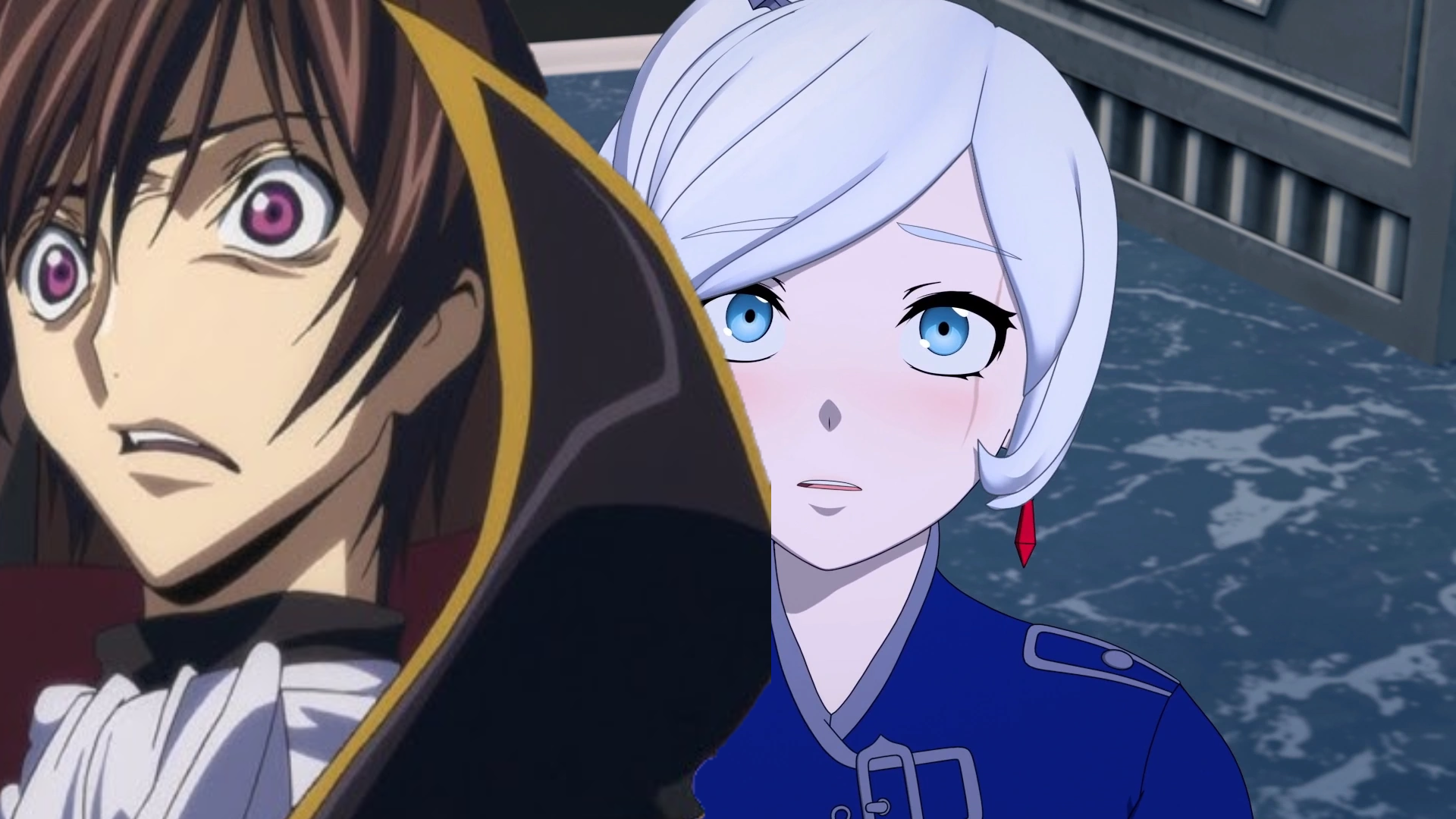 The Big ImageBoard (TBIB) - 1boy 1girl anime screenshot black hair blue ...