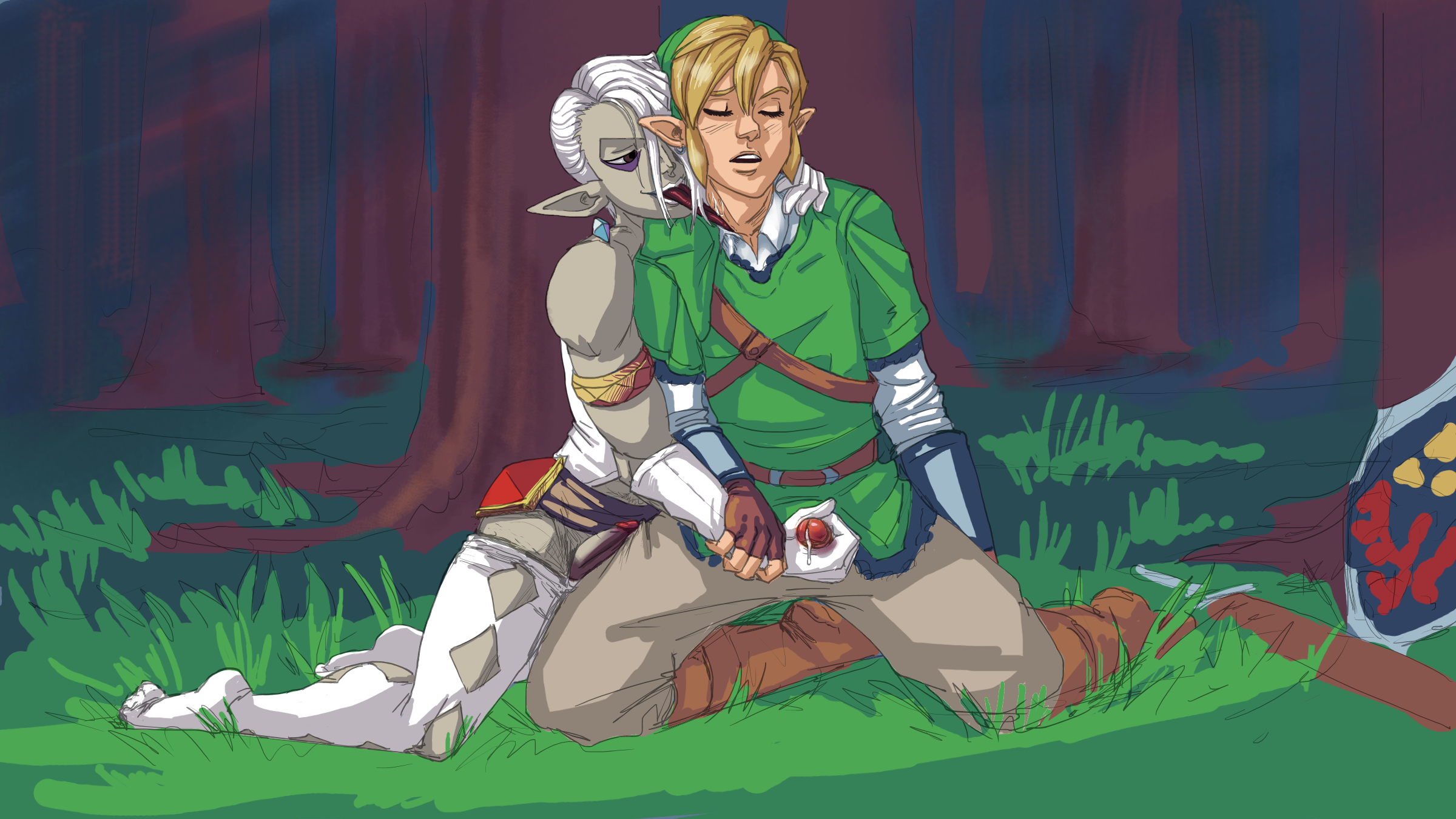 The Big ImageBoard (TBIB) - ghirahim jeredulevenin legend of zelda link sky...