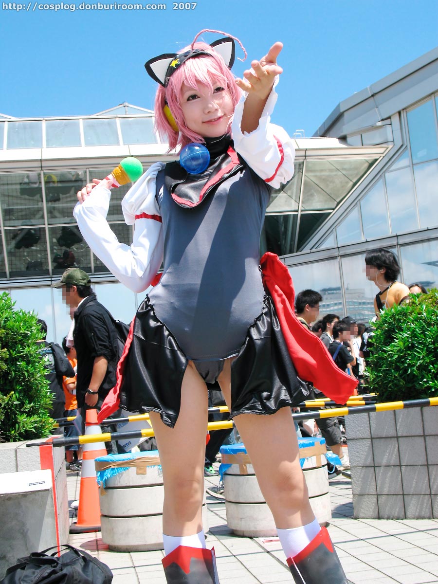 The Big ImageBoard (TBIB) ahoge animal ears asian boots cat ears