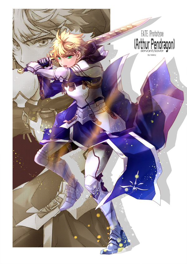 The Big ImageBoard (TBIB) - ahoge armor arthur pendragon (fate) blonde ...