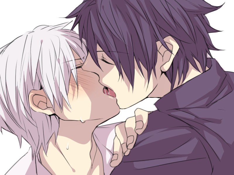 Anime boy x boy kiss