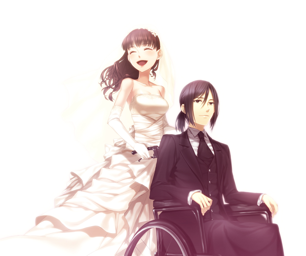 The Big ImageBoard (TBIB) - 1boy 1girl ^ ^ black eyes black hair brown ...