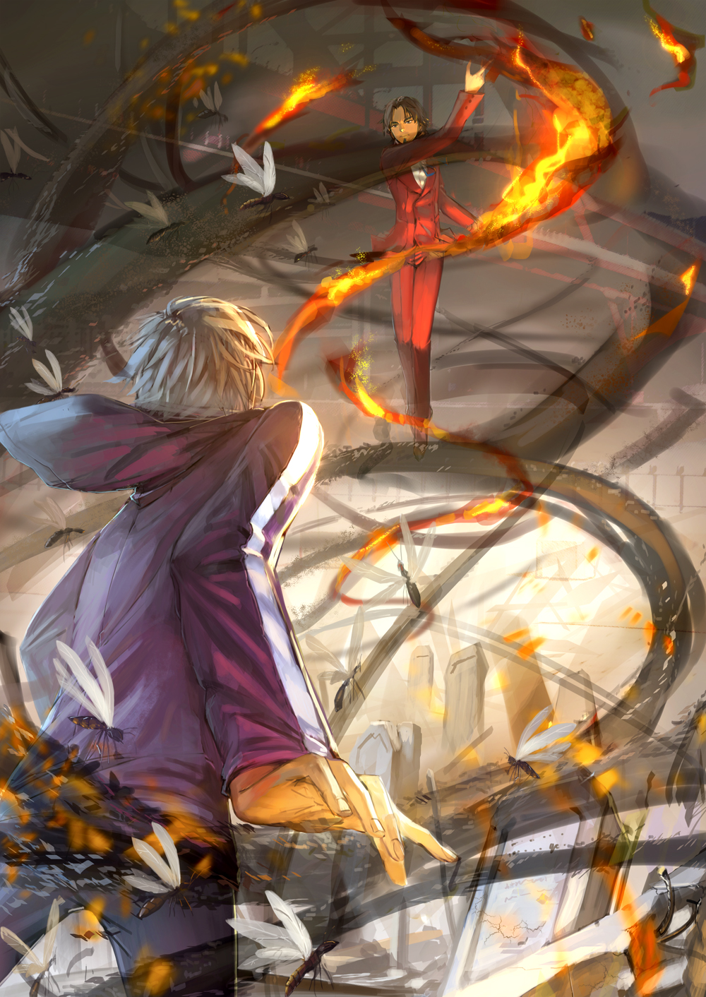 The Big ImageBoard (TBIB) - 2boys brown hair bug commentary request ...