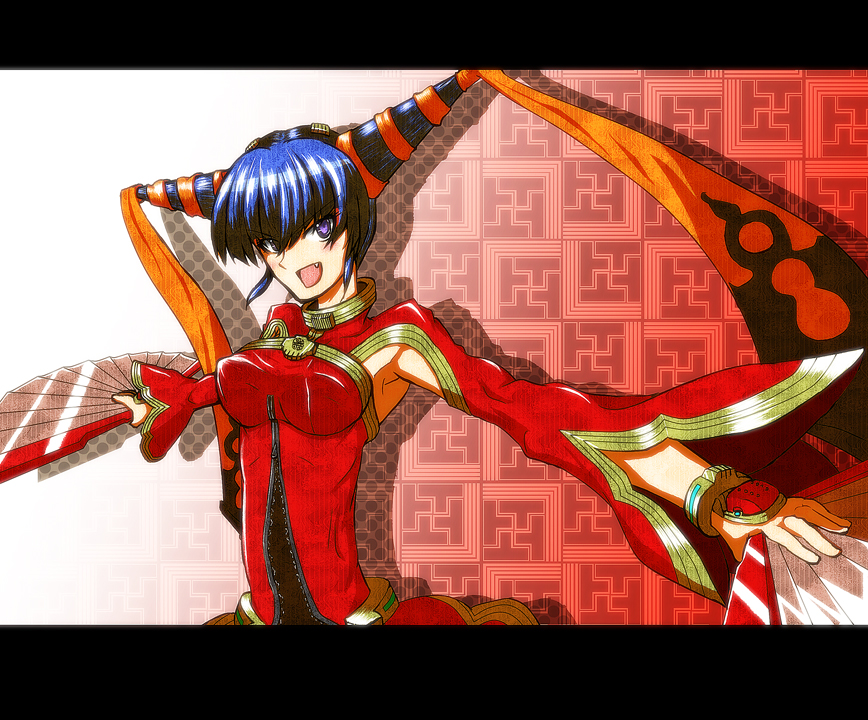 The Big ImageBoard (TBIB) - anarchy reigns black hair breasts fan ...