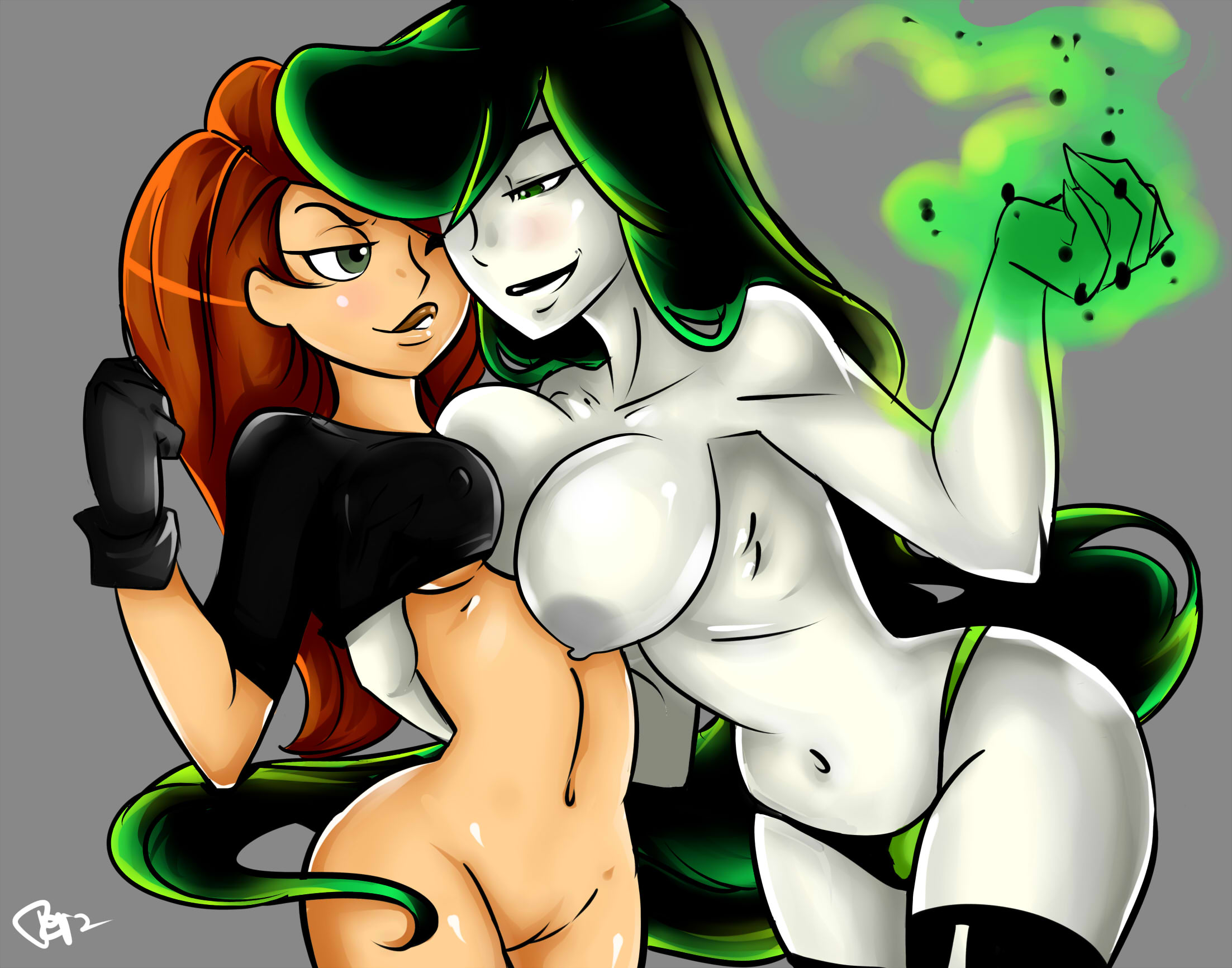 Shego And Kim Possible Try Some Bdsm Lesbian Fun