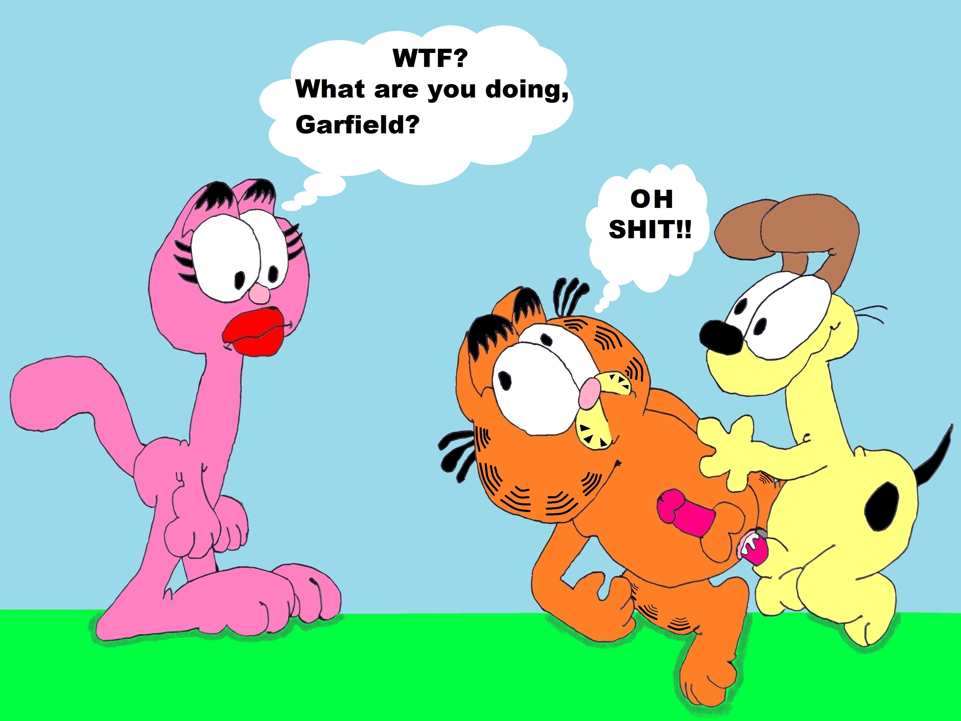 Garfield odie sex animation