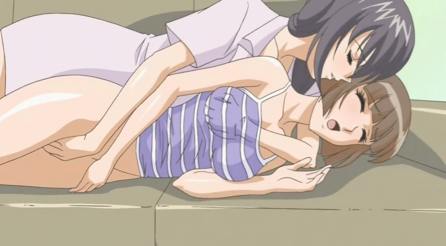 Anime lesbian sex gif