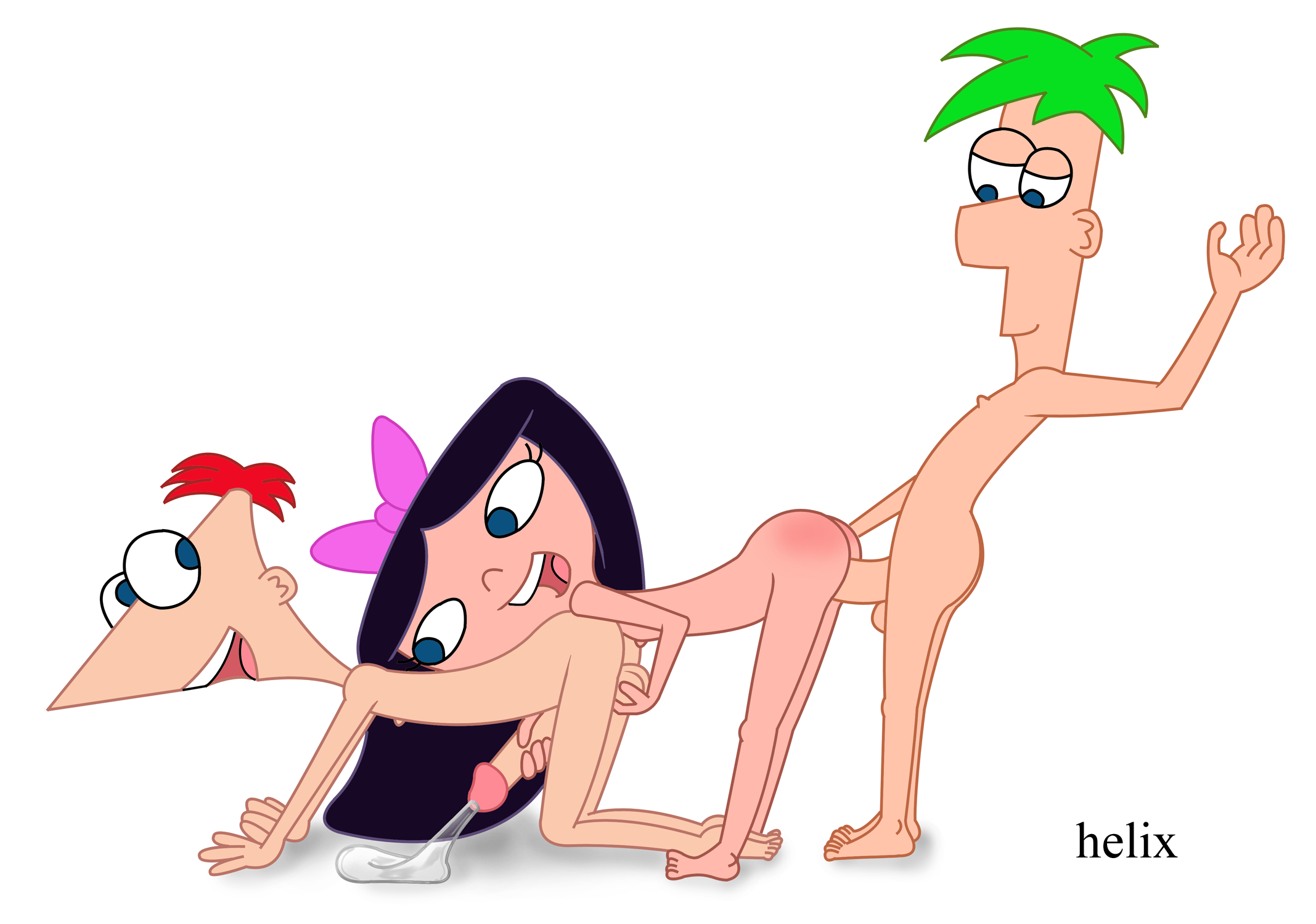 Phineas and ferb porn with naughty characters from this toon. 