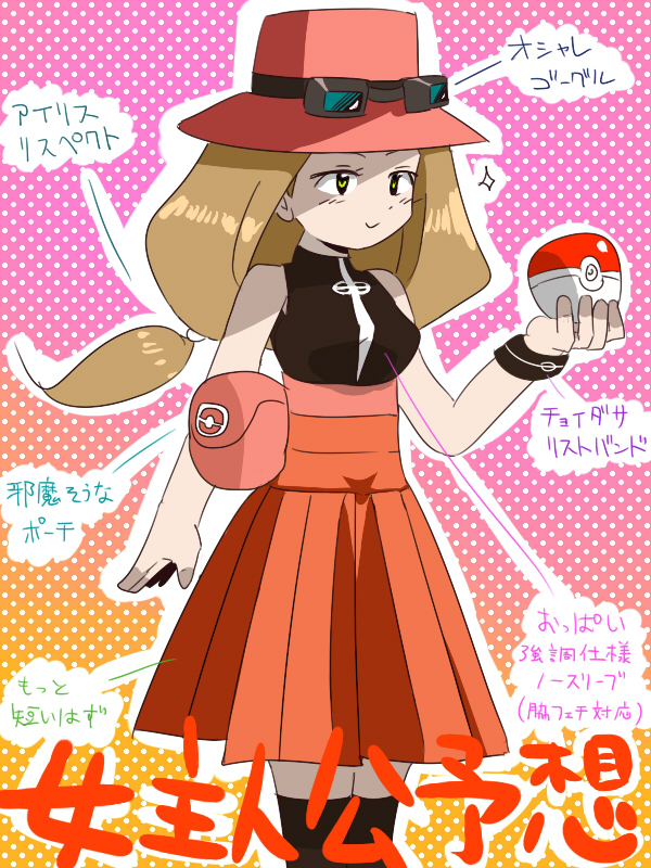 The Big ImageBoard (TBIB) female protagonist (pokemon xy) hat long