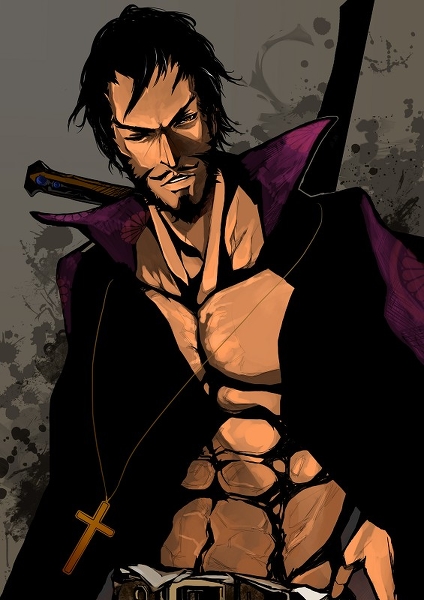 The Big ImageBoard (TBIB) - 1boy abs belt black hair dracule mihawk ...