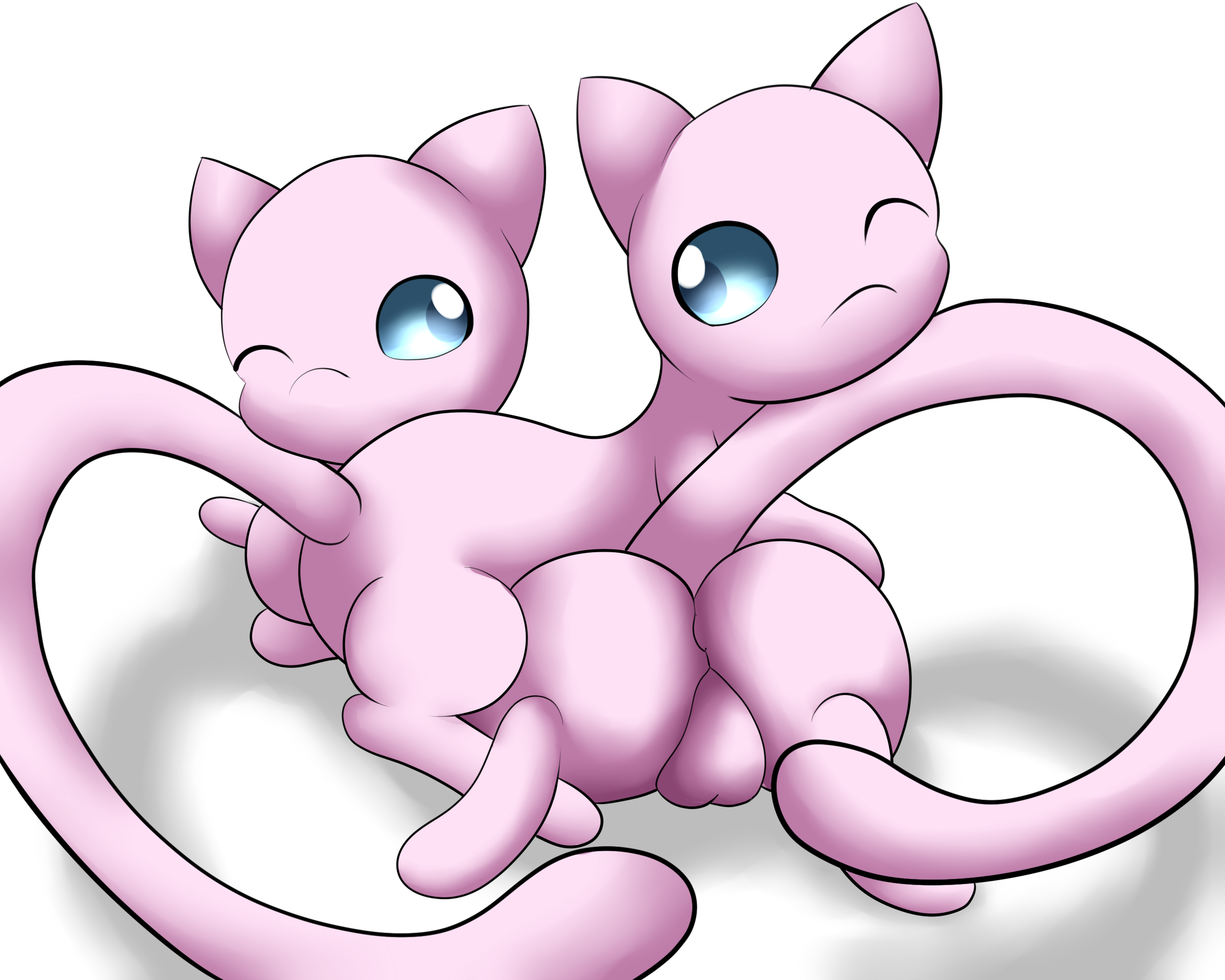 The Big ImageBoard (TBIB) - ambiguous gender anus balls blue eyes duo ...