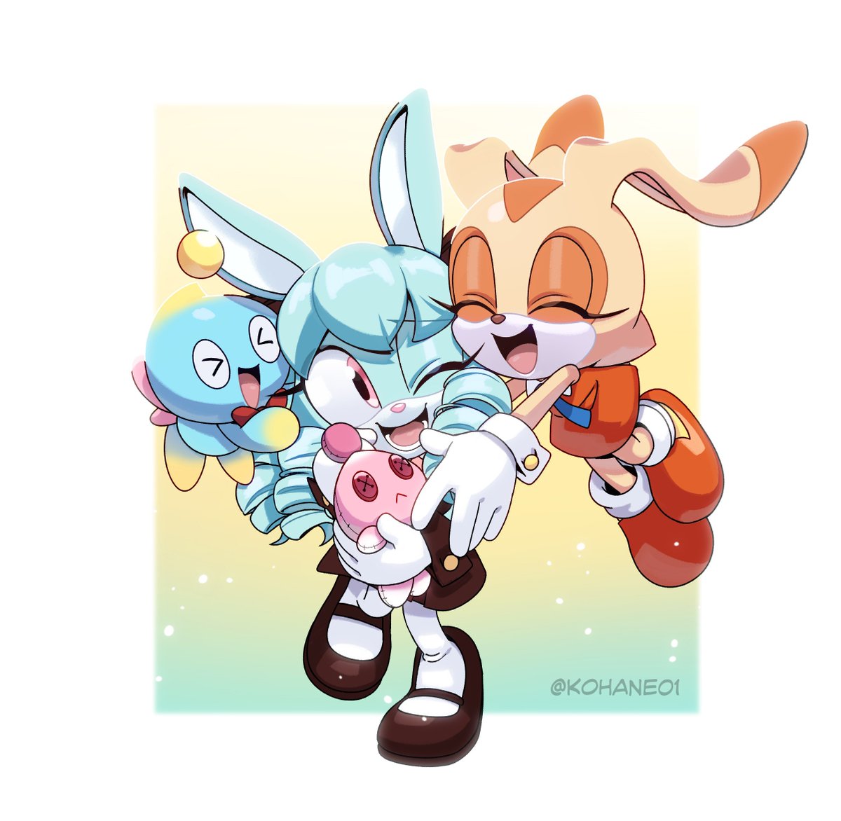 The Big ImageBoard (TBIB) - 2girls animal ears anya the rabbit artist ...