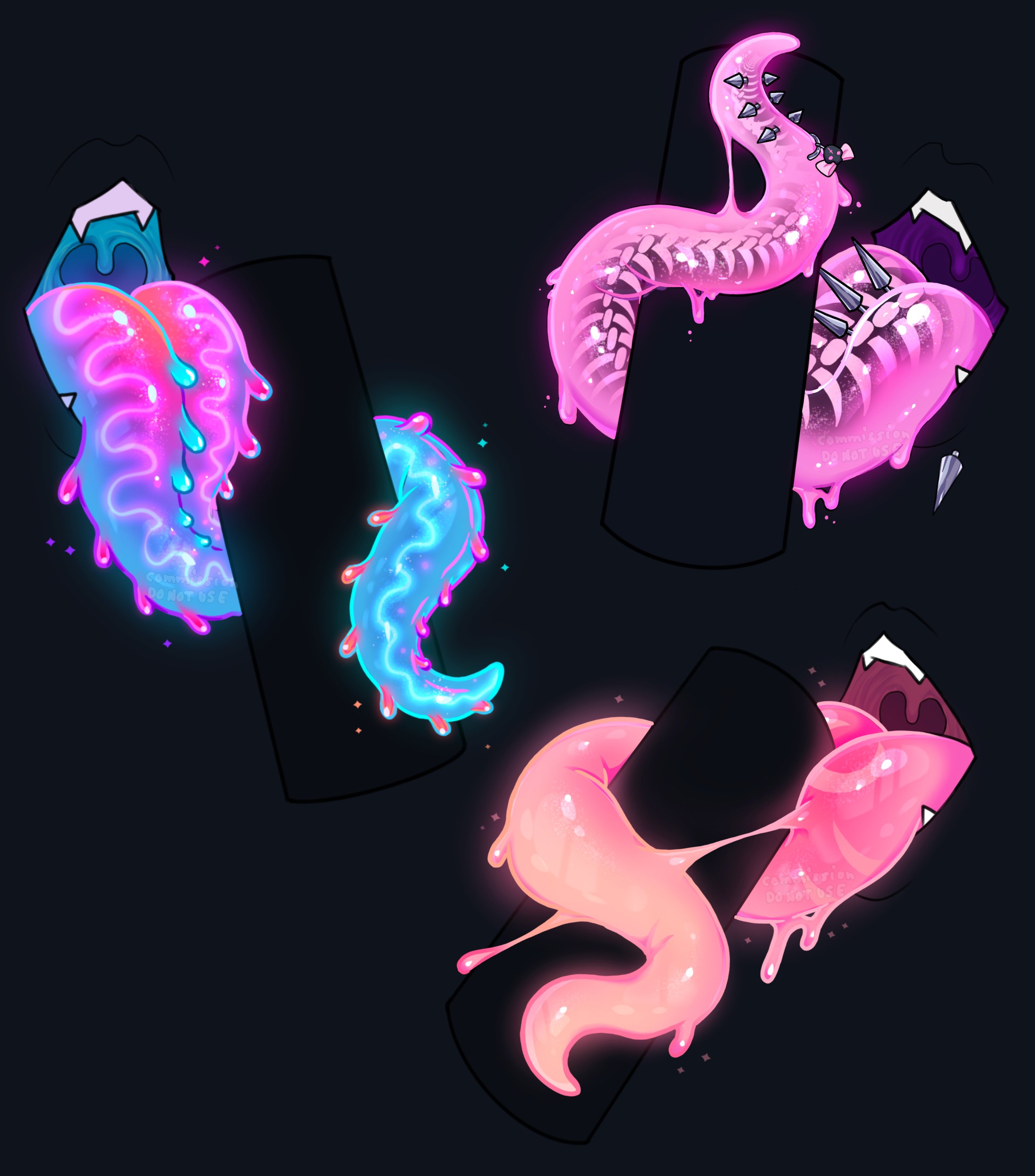 The Big ImageBoard (TBIB) - absurdres alien tongue black background ...