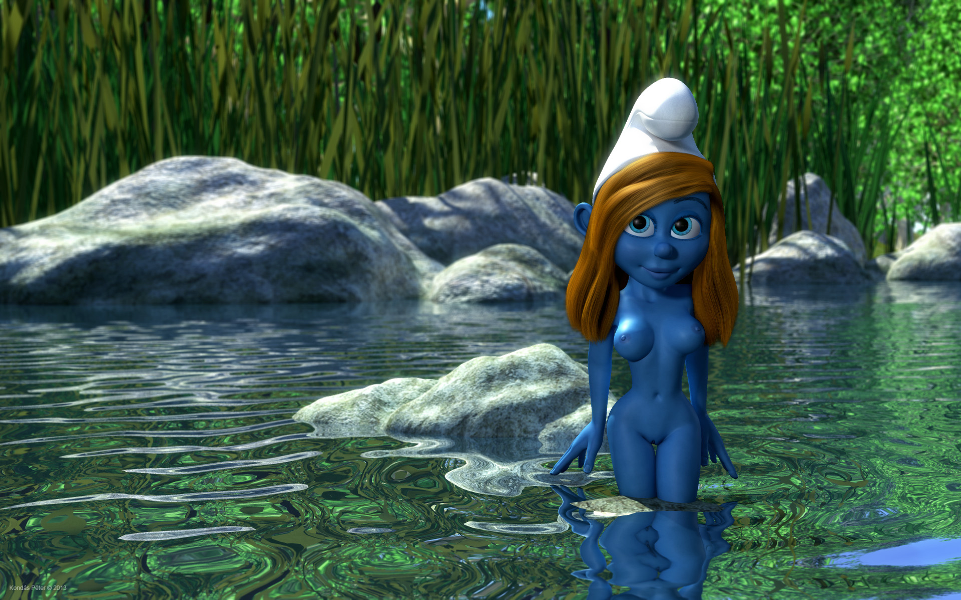 The Big ImageBoard (TBIB) - kondaspeter smurfette tagme the smurfs 3190869.